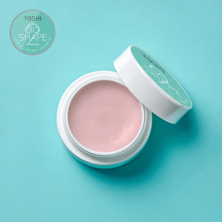 żel samopoziomujący Yoshi GO SHAPE No2, żel budujący paznokcie neutralny odcień, żel żel UV/LED 50 ml, profesjonalny żel budujący Yoshi