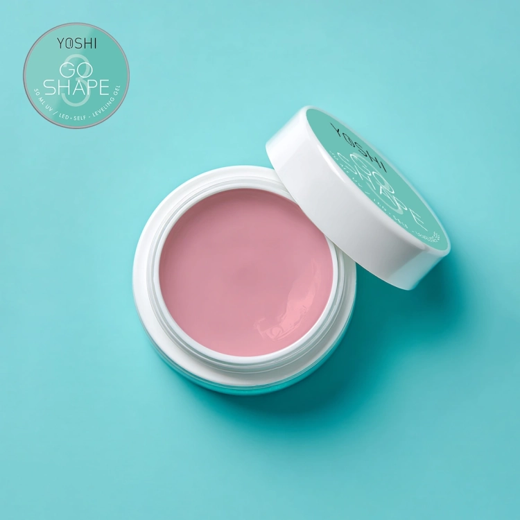 żel samopoziomujący Yoshi GO SHAPE No3, żel budujący paznokcie stabilna konsystencja, profesjonalny żel UV LED 50 ml, żel do przedłużania paznokci