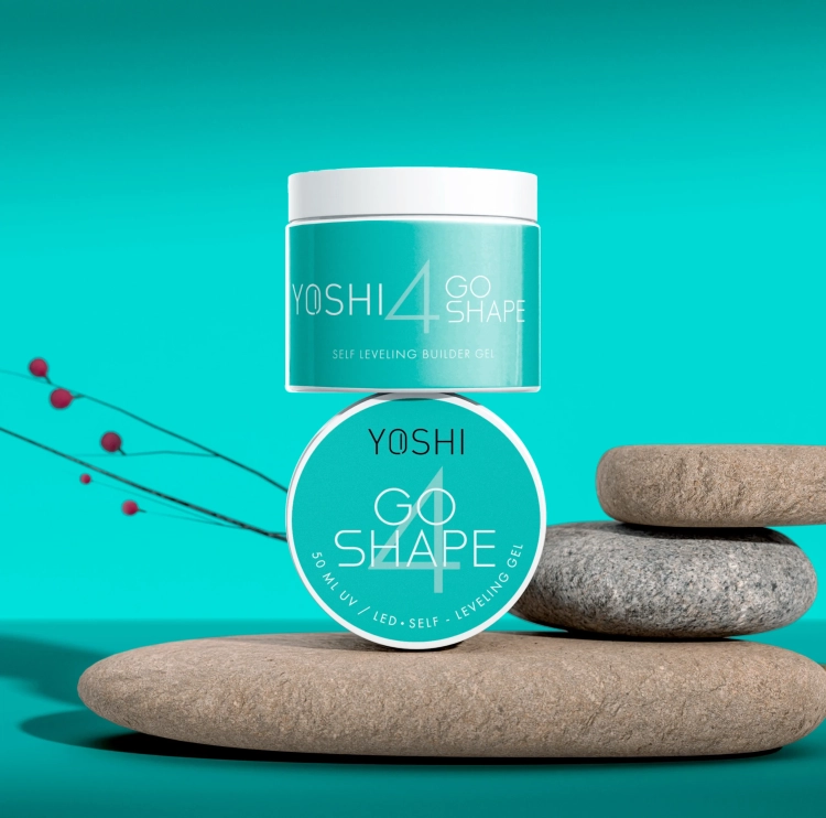 żel samopoziomujący Yoshi GO SHAPE No4, żel budujący paznokcie samopoziomujący, żel UV LED 50 ml, profesjonalny żel budujący Yoshi