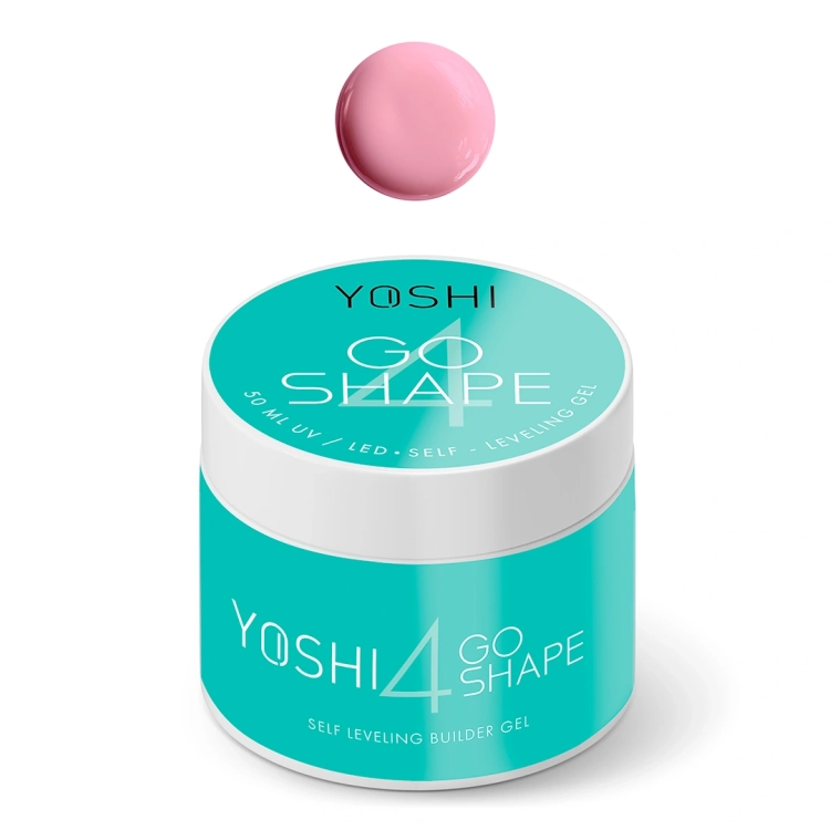 żel samopoziomujący Yoshi GO SHAPE No4, żel budujący paznokcie samopoziomujący, żel UV LED 50 ml, profesjonalny żel budujący Yoshi