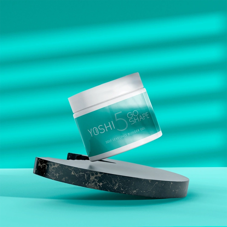 żel samopoziomujący Yoshi GO SHAPE No5, żel budujący paznokcie intensywny róż, samopoziomujący żel UV LED 50 ml, żel do przedłużania paznokci