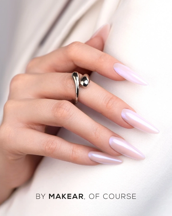 pyłek w płynie do paznokci, Makear Hailey Blue, efekt tafli manicure, SFX liquid, 5 ml