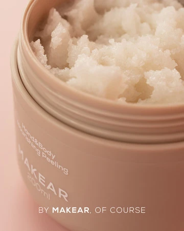 Bloom peeling dłonie i ciało Makear, odżywczy peeling do skóry, peeling cukrowy dłonie, pielęgnacja dłoni i ciała Makear, gładka i miękka skóra, zapach My Way
