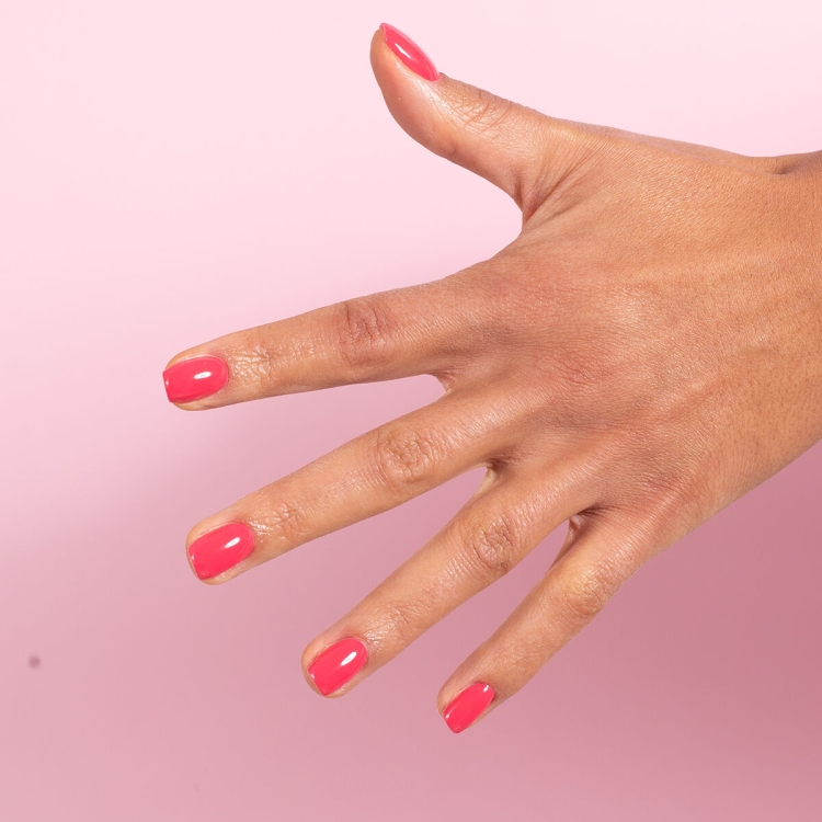 lakier hybrydowy Semilac Cherry Pop 968, lakier hybrydowy 7ml, profesjonalny lakier kolorowy Semilac, manicure hybrydowy kolorowy, Semilac lakier kolorowy