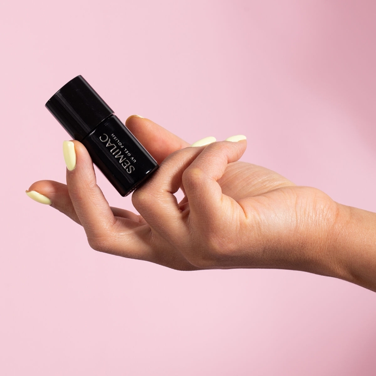 Semilac Limoncello 970 lakier hybrydowy, lakier hybrydowy Semilac 7ml, profesjonalny lakier do manicure, kolorowe lakiery hybrydowe Semilac