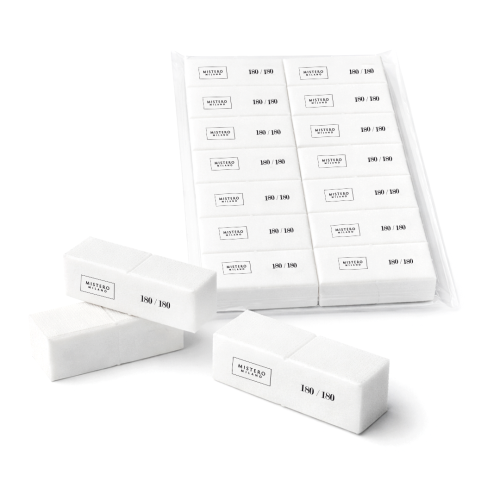 blok polerski 180/180 Mistero Milano, blok do matowienia paznokci, polerka do paznokci 180 180, blok do manicure hybrydowego, blok do stylizacji żelowej akrylowej akrylożelowej