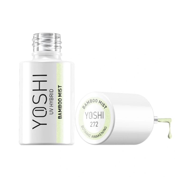 lakier hybrydowy Yoshi 272 zielony, lakier UV LED zielony 6 ml, lakier hybrydowy zielony Yoshi, manicure hybrydowy zielony