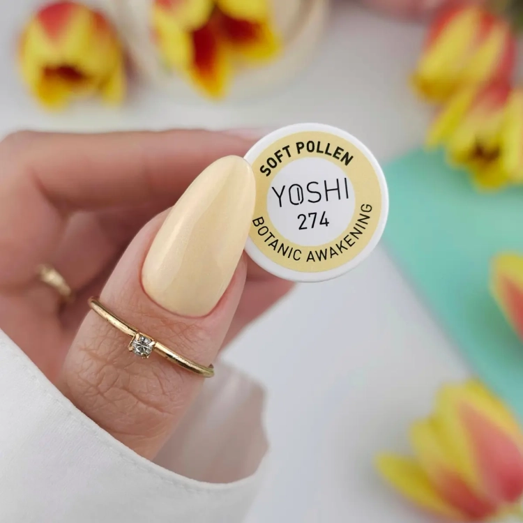 Yoshi 274 lakier hybrydowy, lakier hybrydowy Yoshi 6 ml, profesjonalny lakier hybrydowy UV LED, lakier hybrydowy do manicure salonowego.