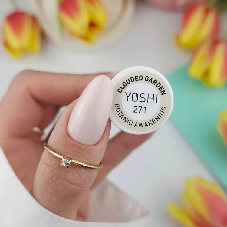 lakier hybrydowy Yoshi 271, Yoshi Botanic Awakening lakier, profesjonalny lakier hybrydowy 6 ml, manicure hybrydowy Yoshi, lakier UV LED Yoshi kolor 271
