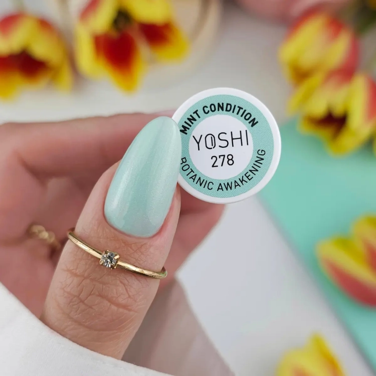 Yoshi 278 lakier hybrydowy, lakier hybrydowy Yoshi 6 ml, profesjonalny lakier hybrydowy UV LED, lakier hybrydowy do manicure salonowego.