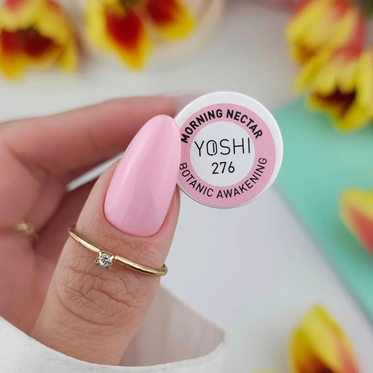 Yoshi 276 lakier hybrydowy, lakier hybrydowy Yoshi 6 ml, profesjonalny lakier hybrydowy UV LED, lakier hybrydowy do manicure salonowego.