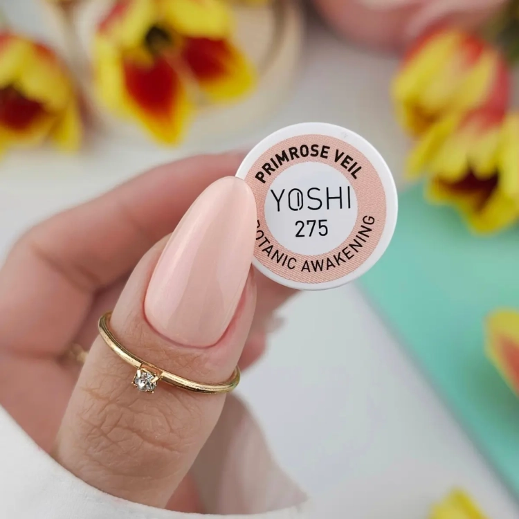 Yoshi 275 lakier hybrydowy, lakier hybrydowy Yoshi 6 ml, profesjonalny lakier hybrydowy UV LED, lakier hybrydowy do manicure salonowego.