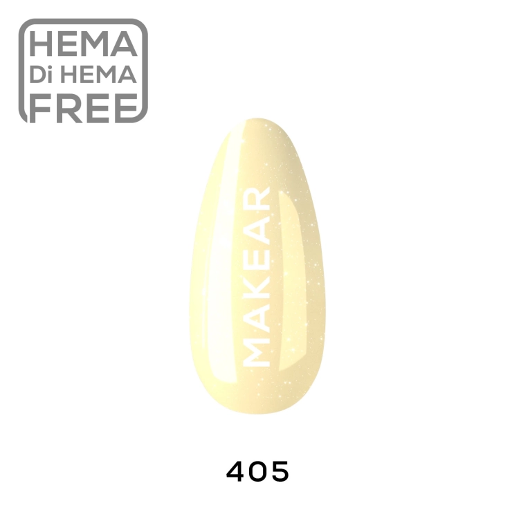 Makear 405 lakier hybrydowy, lakier hybrydowy 8 ml, manicure hybrydowy Makear, profesjonalny lakier hybrydowy