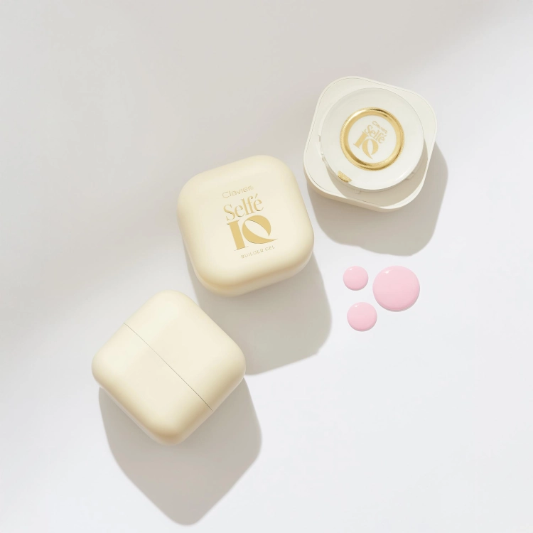 lavier Selfe IQ Gel Pinky Promise 03, Selfe IQ Pinky Promise 03, żel budujący różowy, żel budujący delikatny róż, samopoziomujący żel budujący różowy, żel budujący 50g różowy,