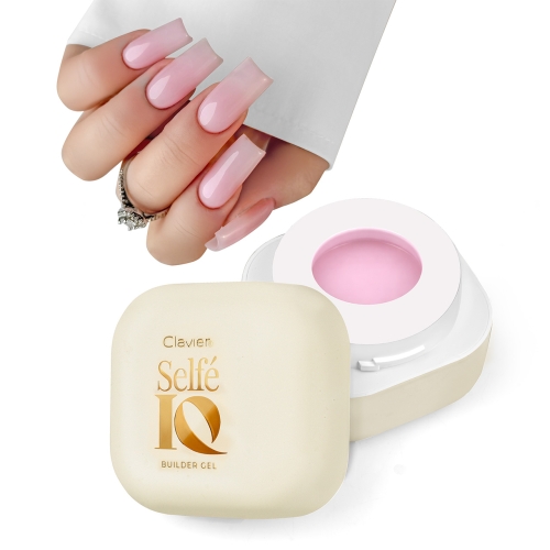 clavier Selfe IQ Gel Pinky Promise 03, Selfe IQ Pinky Promise 03, żel budujący różowy, żel budujący delikatny róż, samopoziomujący żel budujący różowy, żel budujący 50g różowy,