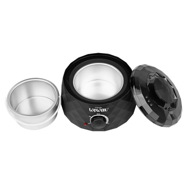 podgrzewacz do wosku Clavier WOWAX Diamond 120W, urządzenie do depilacji woskiem w puszce, podgrzewacz do wosku twardego i miękkiego salon kosmetyczny
