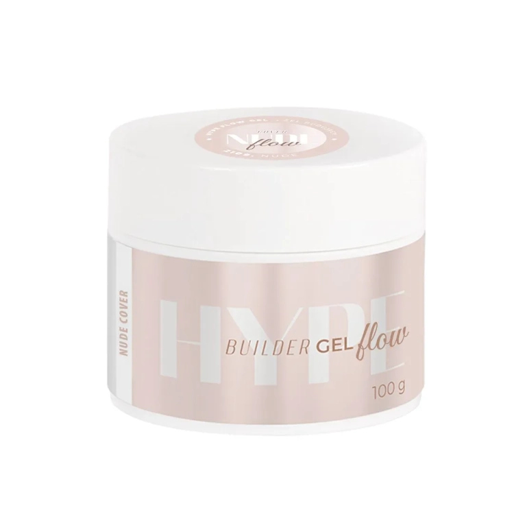 żel budujący Mistero Milano nude, Hype Gel Cover Nude 15g, żel cover nude do paznokci, żel samopoziomujący UV LED, żel bez HEMA do stylizacji paznokci, profesjonalny żel budujący