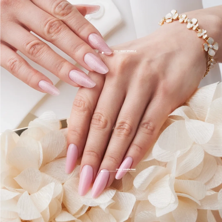 żel budujący Mistero Milano sparkle, Hype Flow Gel Rosy Sparkle 15g, żel reflective do paznokci, żel z drobinkami UV LED, żel samopoziomujący do przedłużania, żel bez HEMA