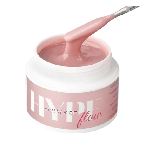 żel budujący Mistero Milano, Hype Gel Cover Natural 15g, żel cover do paznokci, żel samopoziomujący do przedłużania, żel bez HEMA do paznokci, profesjonalny żel budujący UV LED