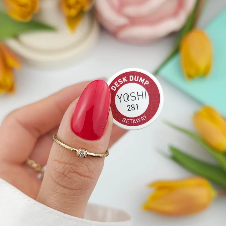 Yoshi Desk Dump, lakier hybrydowy Yoshi 6 ml, lakier hybrydowy UV LED, profesjonalny lakier hybrydowy Yoshi