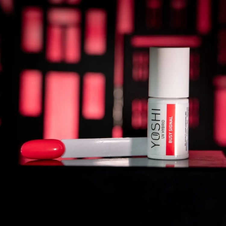 Yoshi Busy Signal, lakier hybrydowy Yoshi 6 ml, lakier hybrydowy UV LED, profesjonalny lakier hybrydowy Yoshi