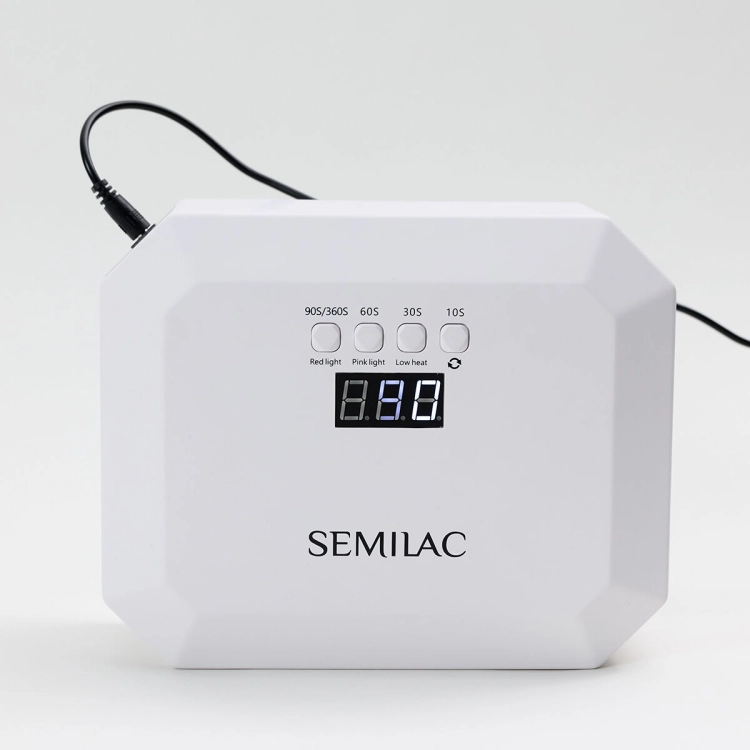lampa UV LED Semilac 24/48W, lampa do hybryd profesjonalna, lampa do żelu Semilac, Multi LED Red Light System, lampa do paznokci salonowa