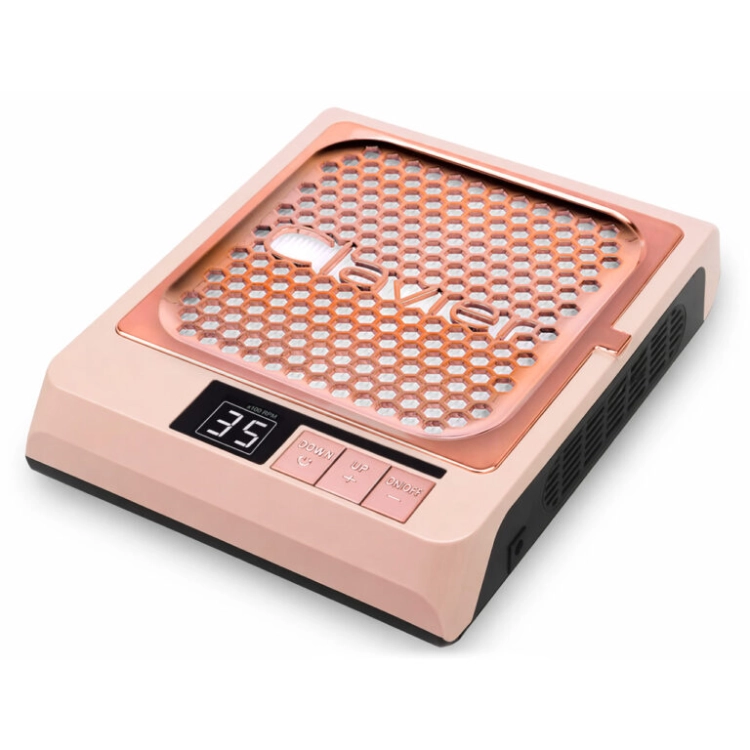 Pochłaniacz pyłu Clavier V8400 Powder Pink 20W do manicure i pedicure, profesjonalny pochłaniacz pyłu do hybryd, urządzenie do salonu kosmetycznego, pochłaniacz pyłu do stylizacji paznokci