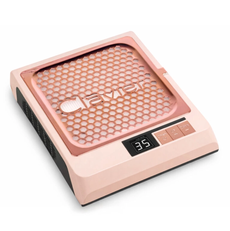 Pochłaniacz pyłu Clavier V8400 Powder Pink 20W do manicure i pedicure, profesjonalny pochłaniacz pyłu do hybryd, urządzenie do salonu kosmetycznego, pochłaniacz pyłu do stylizacji paznokci