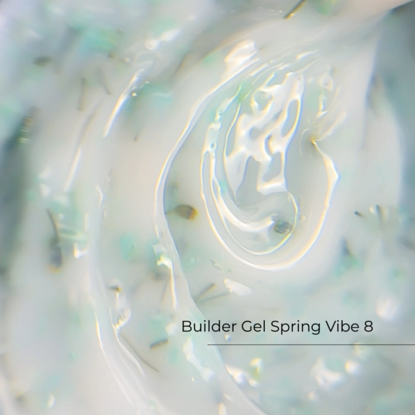 Crystal Professional Builder Gel Spring Vibe №8, HEMA FREE żel budujący, nude builder gel, naturalny manicure żelowy, żel UV LED do przedłużania paznokci, profesjonalny żel nude, TPO FREE builder gel