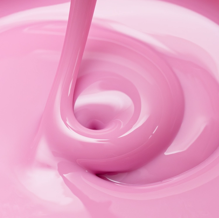 elarto easy flow gel lilac rose 50g, różowy żel budujący elarto, pastelowy róż z liliowym podtonem, samopoziomujący żel budujący, trójfazowy żel do paznokci