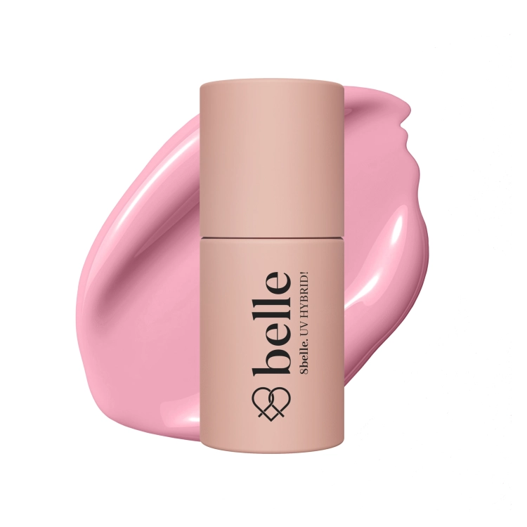 8belle Hybrid Gel Polish 029 Marshmallow, 8belle 029, marshmallow nails, mleczny róż nude lakier hybrydowy, jasny nude hybryda 7 ml
