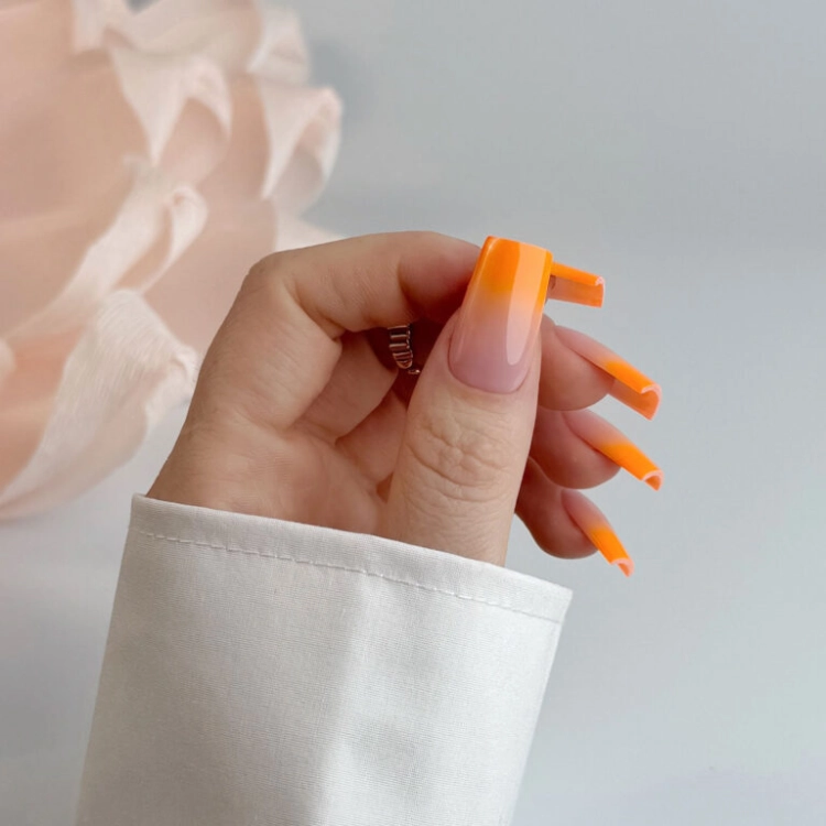 Baby Boomer Żel 3w1 Nailsology Clavier R05 Mandarin, żel do ombre paznokci, pomarańczowy baby boomer, profesjonalny żel do paznokci