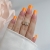 Baby Boomer Żel 3w1 Nailsology Clavier R05 Mandarin, żel do ombre paznokci, pomarańczowy baby boomer, profesjonalny żel do paznokci