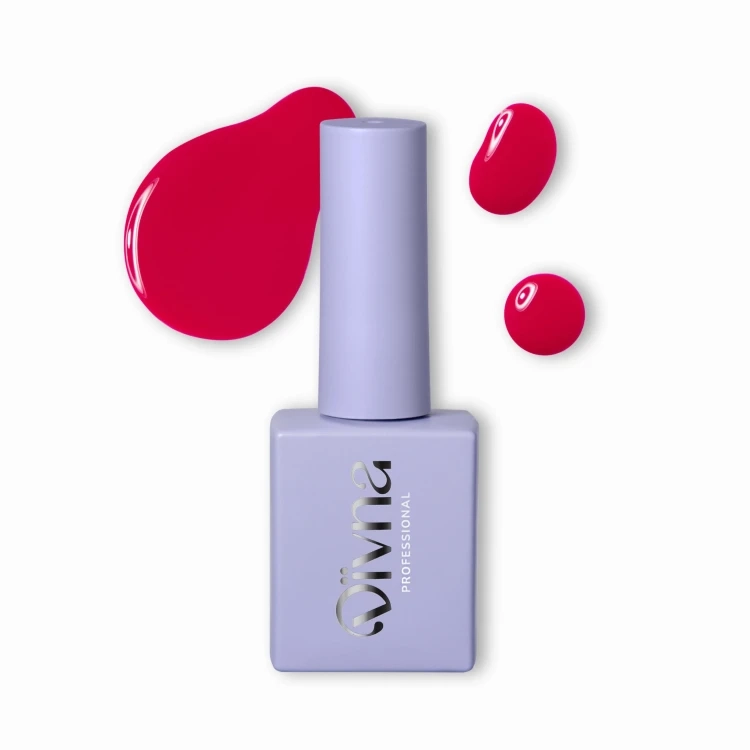 DIVNA Gel Polish The Pink 06 7 ml, profesjonalny lakier hybrydowy DIVNA, samopoziomujący lakier hybrydowy, trwały manicure hybrydowy, lakier hybrydowy do salonu kosmetycznego, lakier hybrydowy UV LED, lakier hybrydowy 7 ml.