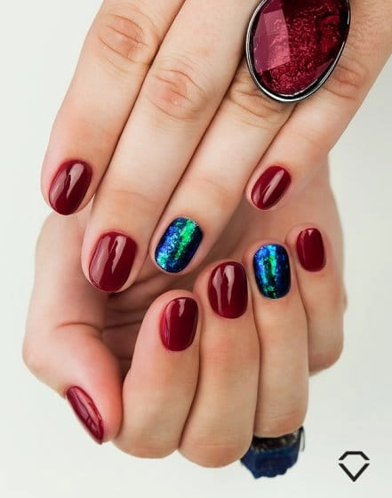 Semilac Flash Galaxy Azzure&amp;Green 663