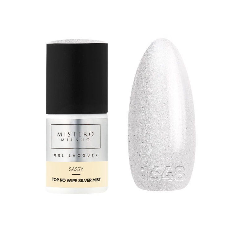 Mistero Milano SASSY TOP NO WIPE SILVER MIST 12 ml