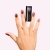 Semilac 738 Cherry Choco Jelly Gloss 7 ml — kolor na dloni z butelka