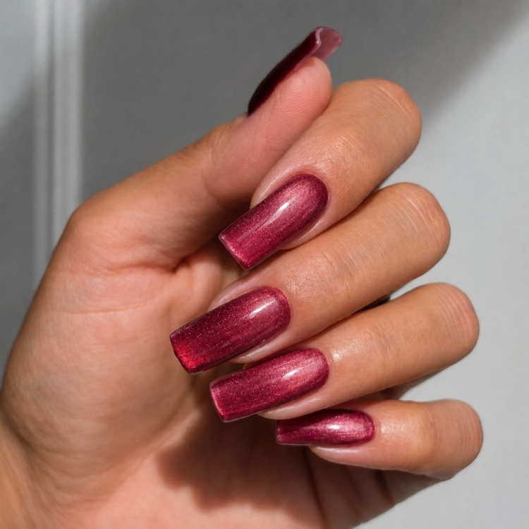 Semilac 738 Cherry Choco Jelly Gloss 7 ml — stylizacja paznokci