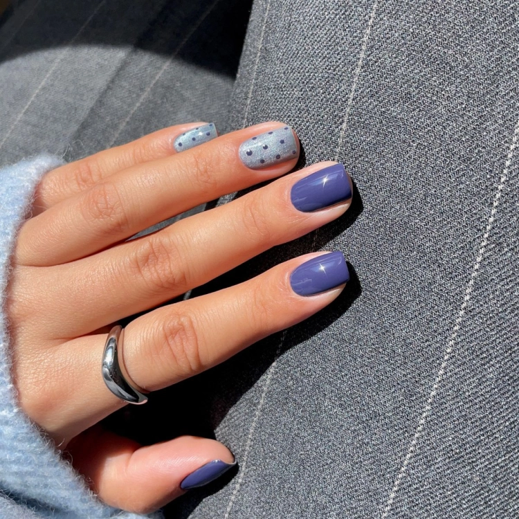 Semilac 741 Navy Eclipse 7 ml — stylizacja paznokci
