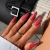 Semilac 736 Crimson Jelly Gloss 7 ml — stylizacja paznokci