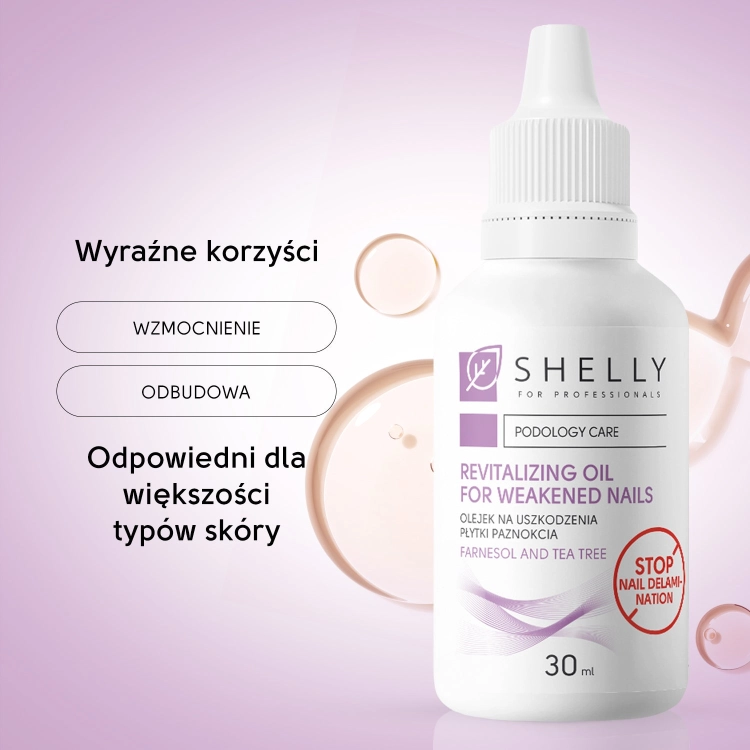 Shelly Olejek do zniszczonej płytki paznokcia 30 ml — korzyści