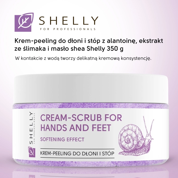 Shelly Krem-peeling do rąk i stóp 350 g — opis produktu