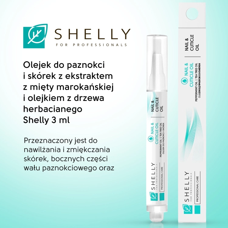 Shelly Olejek do paznokci i skórek z miętą marokańską 3 ml — opis produktu