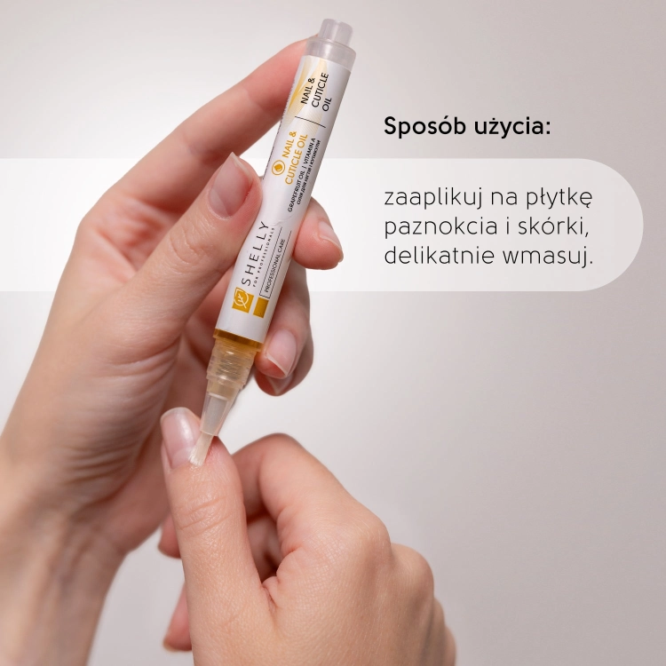 Shelly Olejek do paznokci i skórek z grejpfrutem i witaminą A 3 ml — sposób użycia