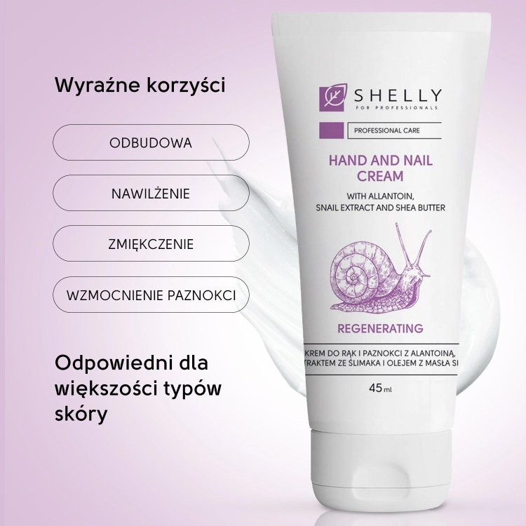 Shelly Krem do rąk i paznokci 45 ml — korzyści