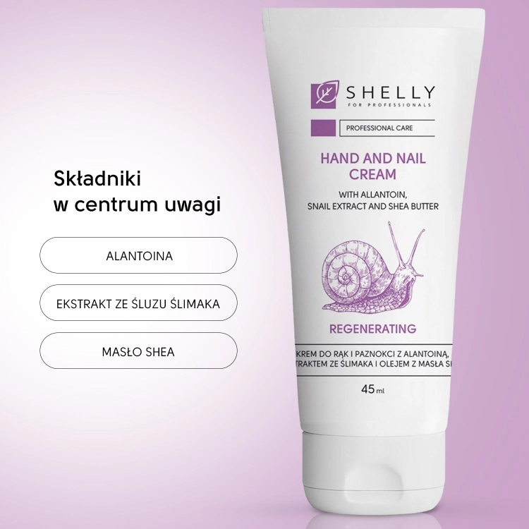 Shelly Krem do rąk i paznokci 45 ml — składniki aktywne
