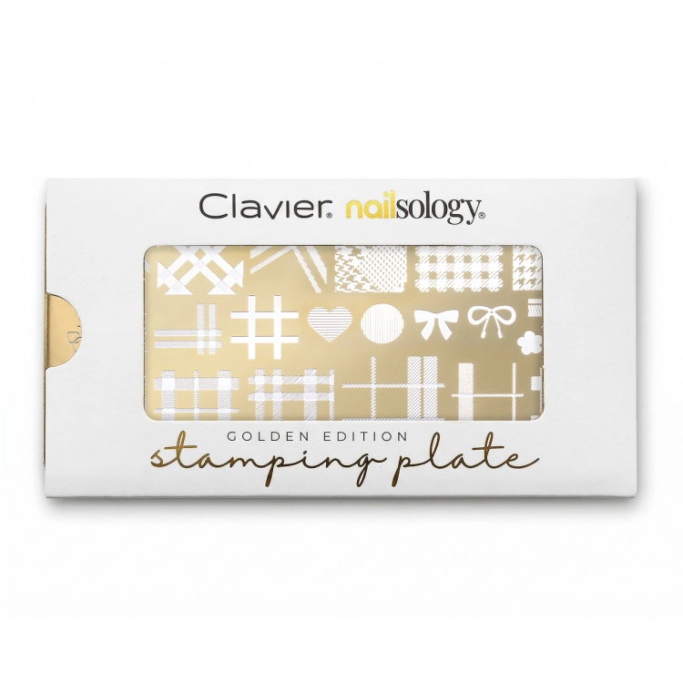 Clavier Blaszka Złota do stempli Pattern Love (02/M) — opakowanie Golden Edition
