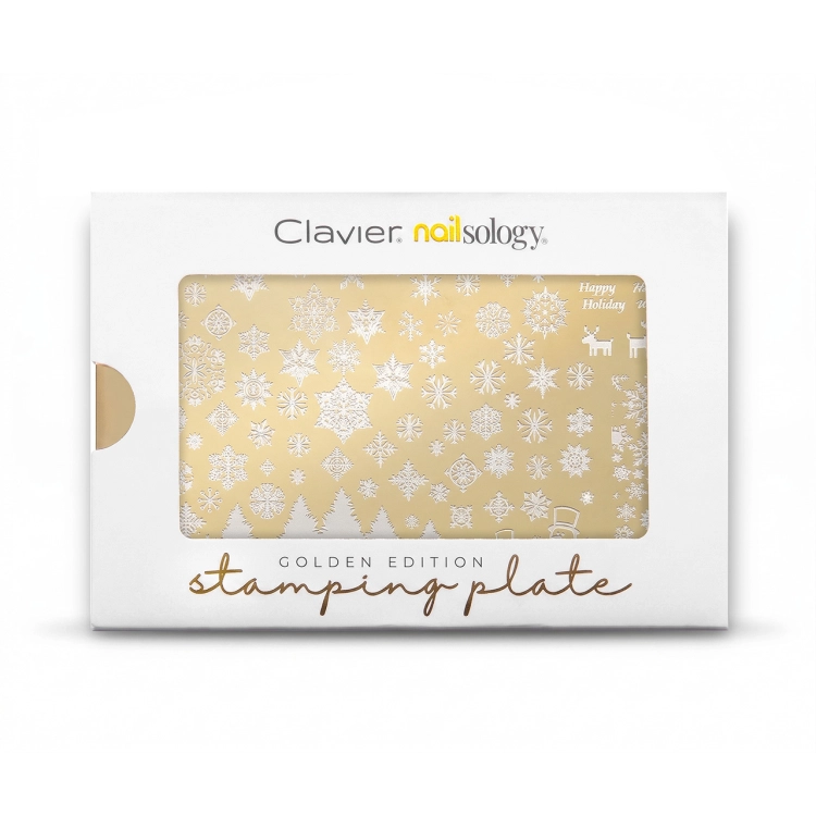 Clavier Blaszka Złota do stempli Winter Wonderland (04/L) — opakowanie Golden Edition