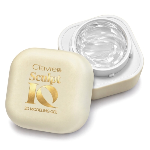 Clavier Żel do zdobień 3D Sculpt IQ SQ01 Glass 5g — opakowanie i żel