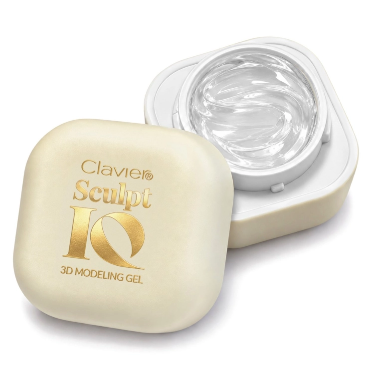 Clavier Żel do zdobień 3D Sculpt IQ SQ01 Glass 5g — opakowanie i żel